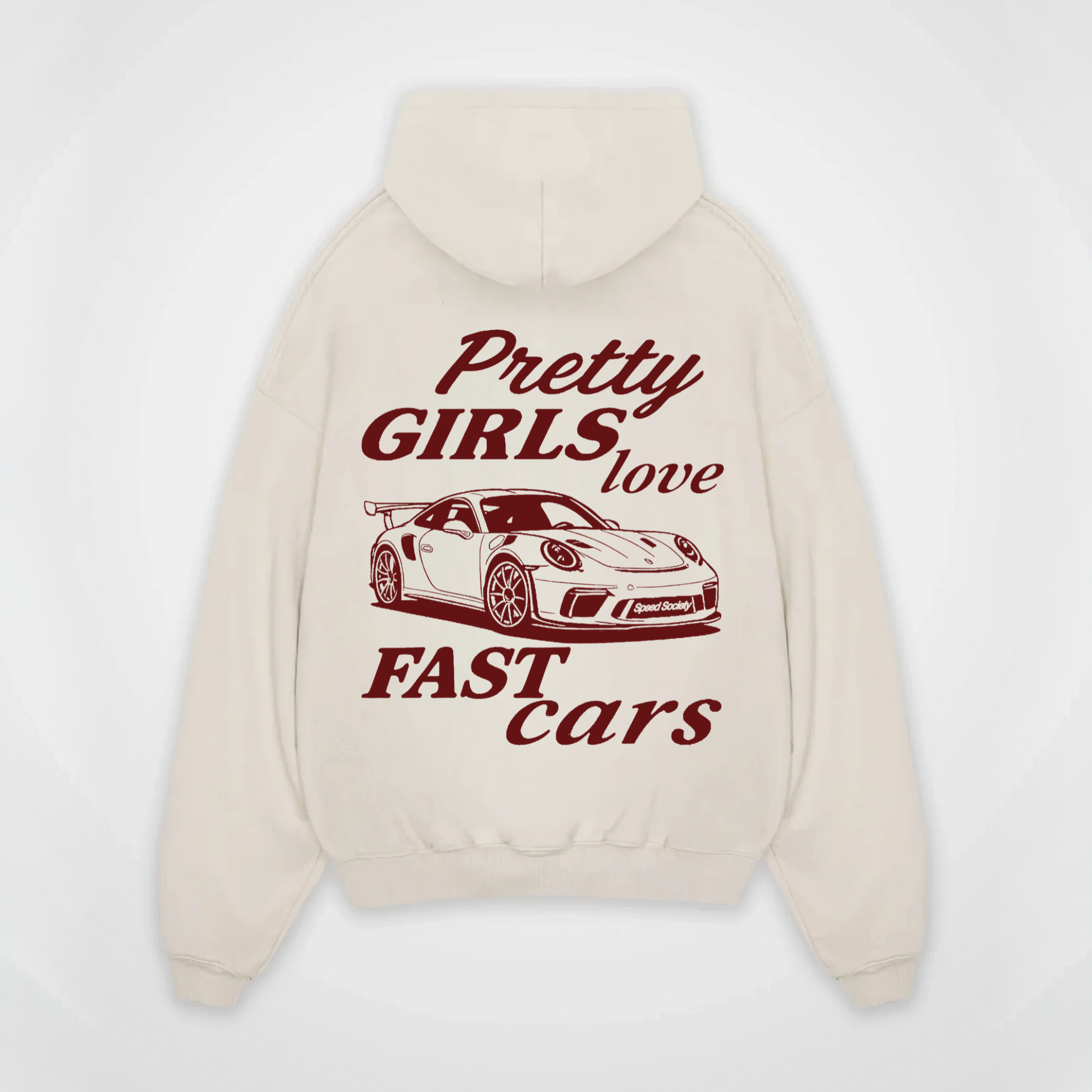 PRETTY GIRLS LOVE FAST CARS HOODIE