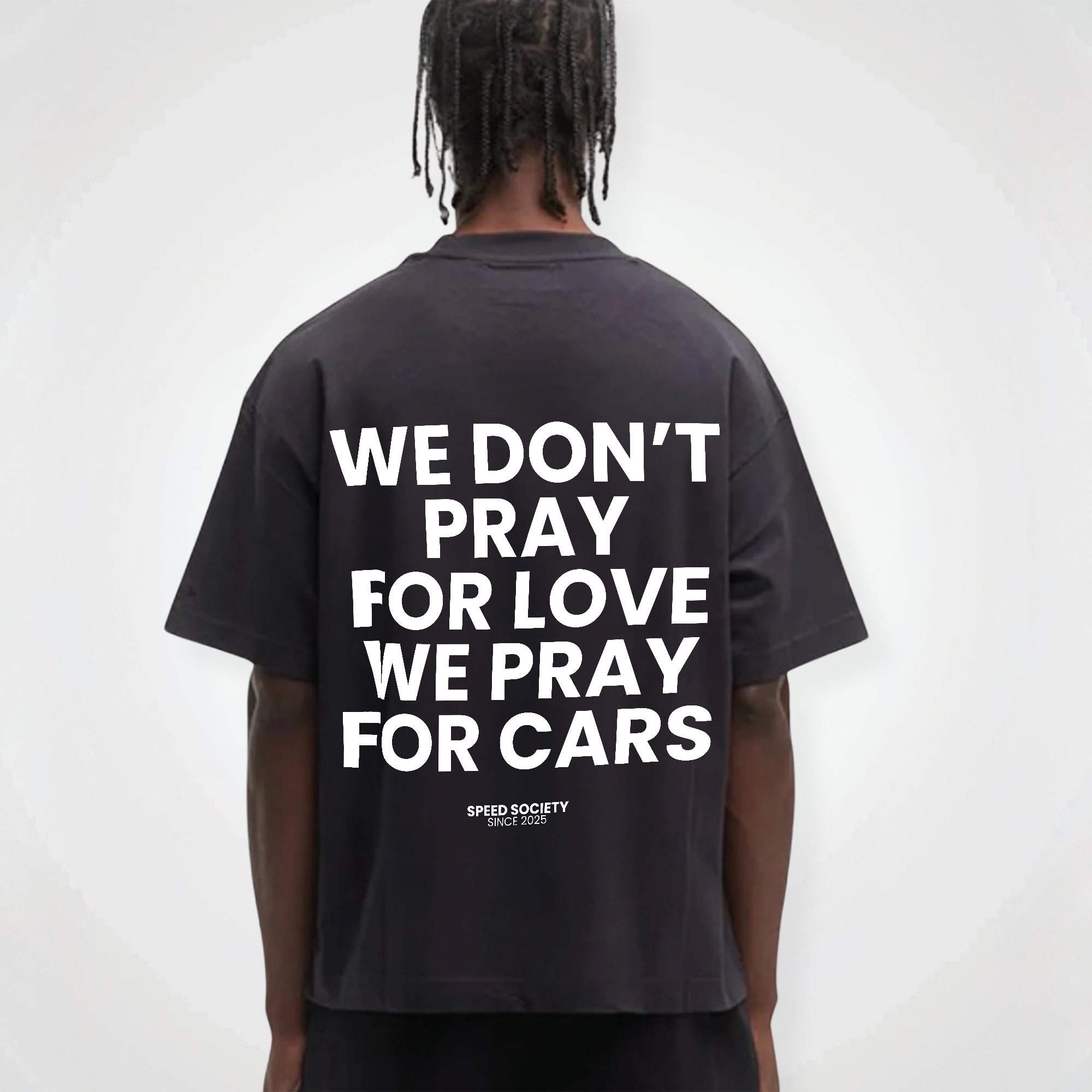 WE PRAY FOR CARS SHIRT