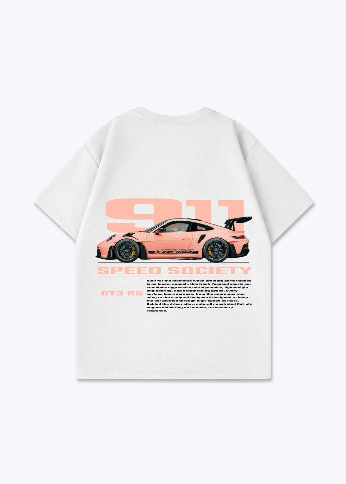 911 Shirt - White Back (Designed)