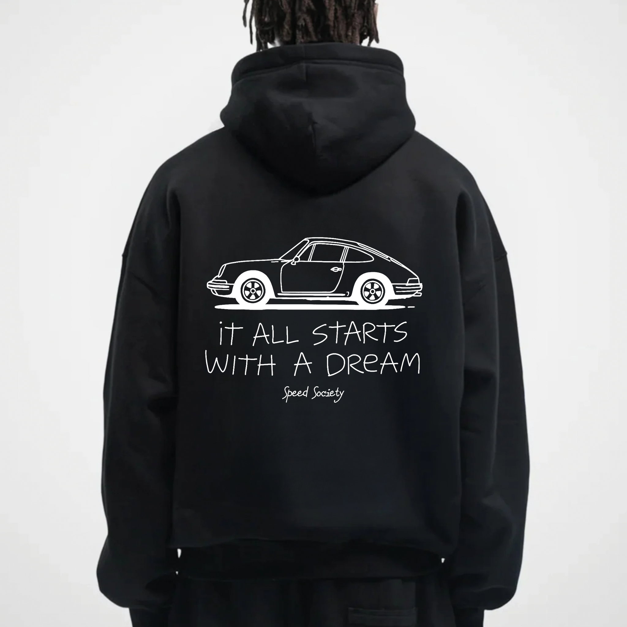 IT ALL STARTS WITH A DREAM PORSCHE HOODIE