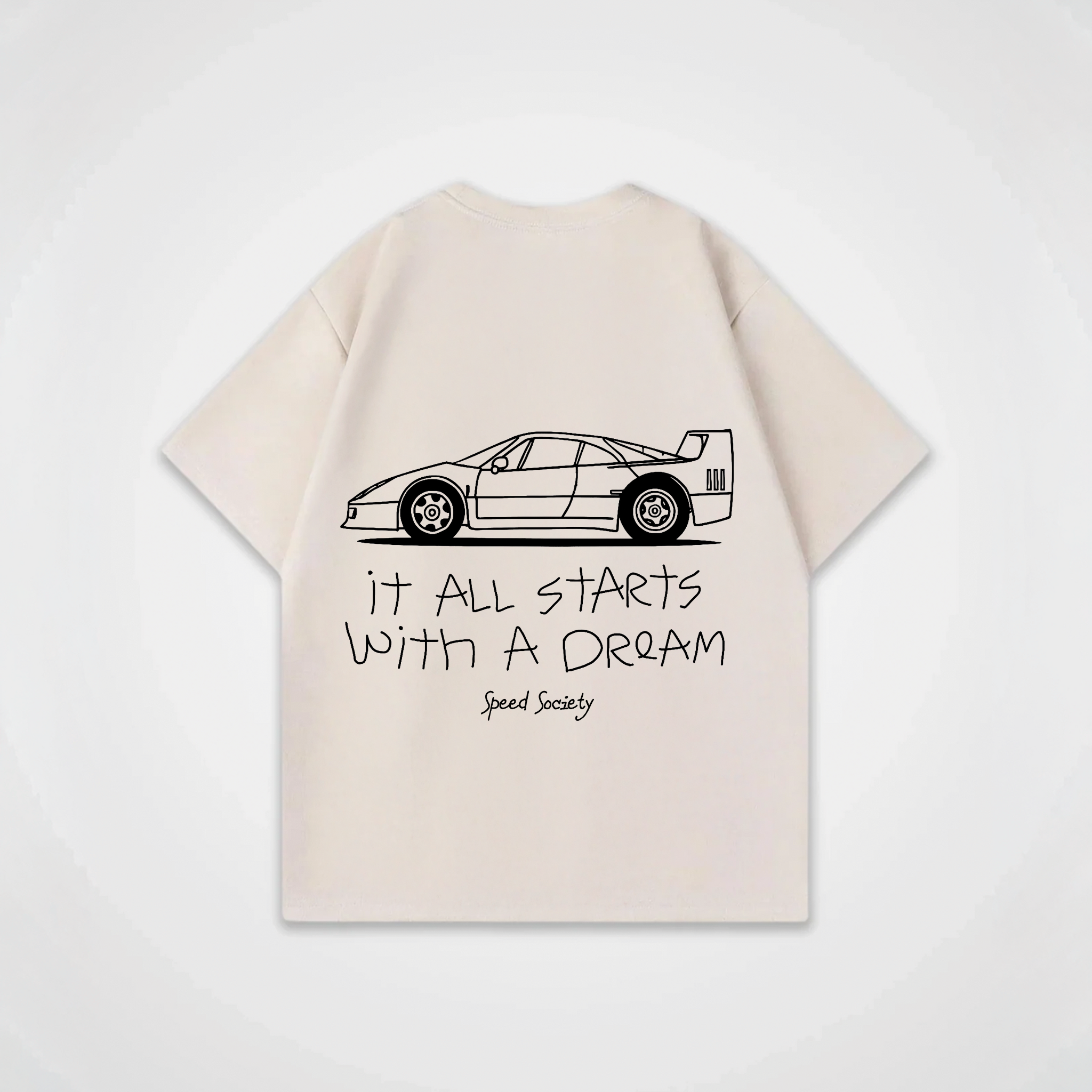 IT ALL STARTS WITH A DREAM FERRARI SHIRT
