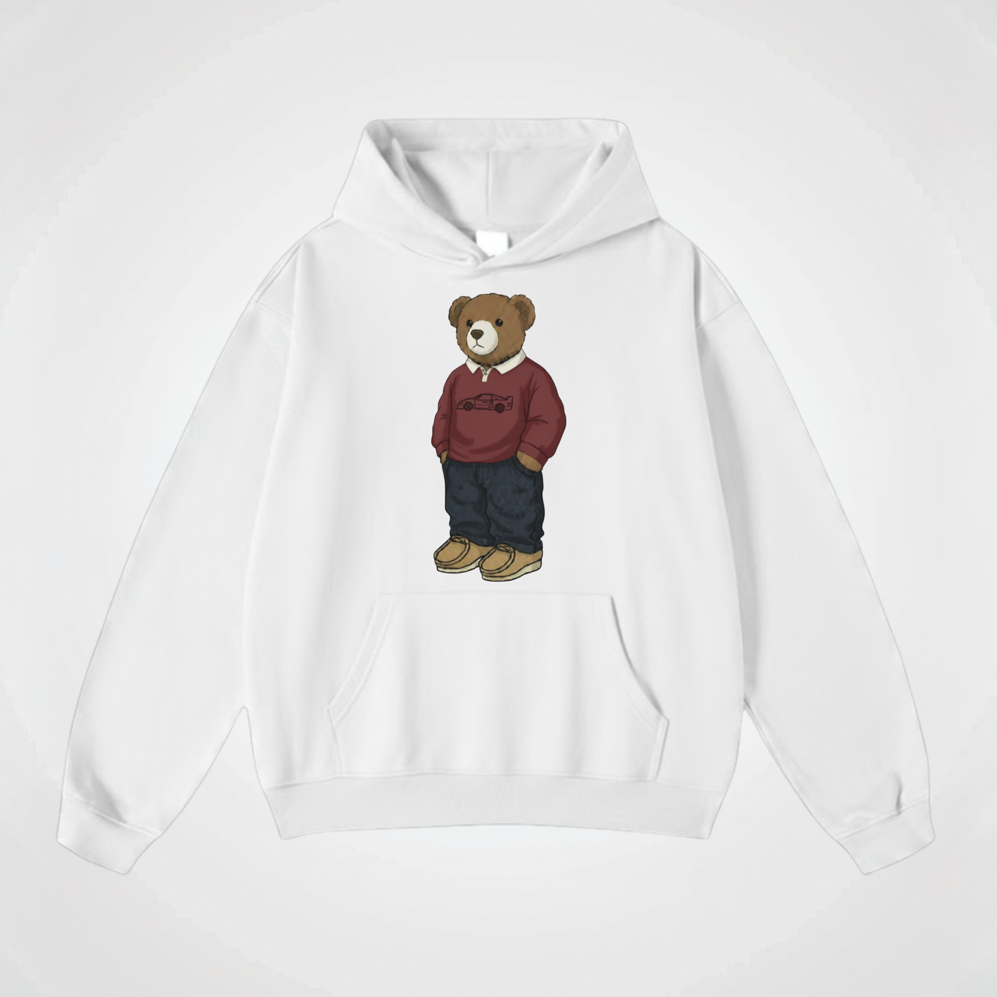 FERRARI POLO OVERSIZED HOODIE