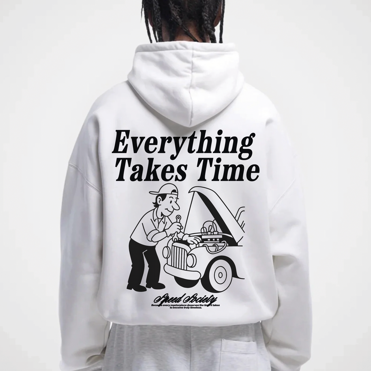 EVERYTHING TAKES TIME HOODIE