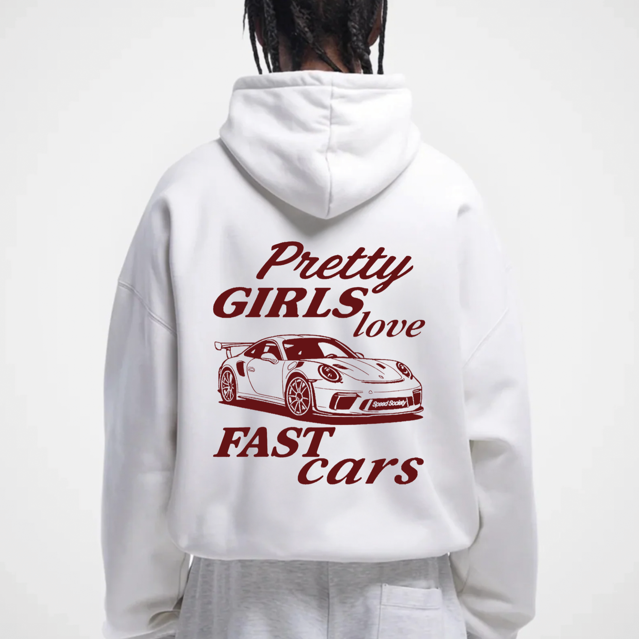 PRETTY GIRLS LOVE FAST CARS HOODIE