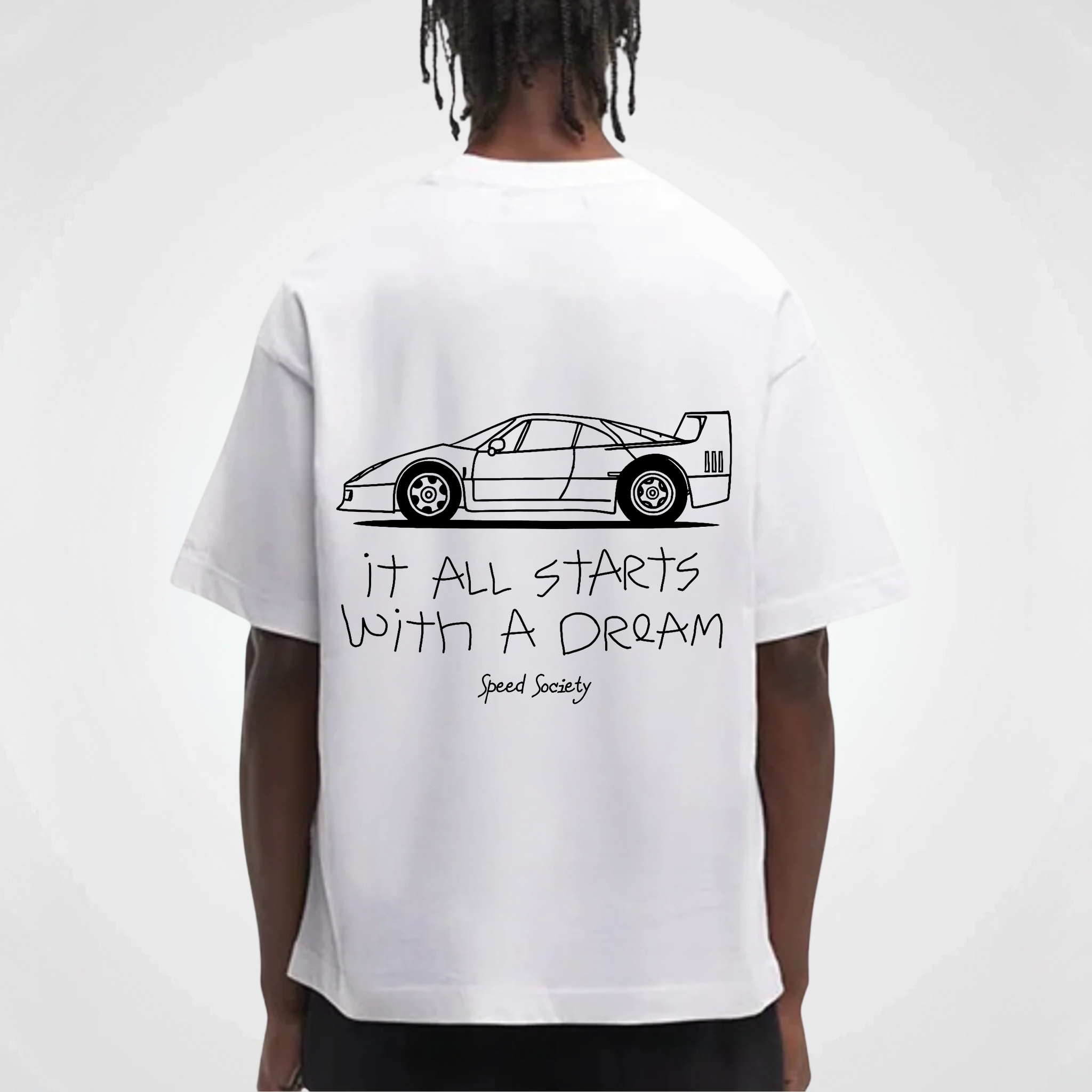 IT ALL STARTS WITH A DREAM FERRARI SHIRT