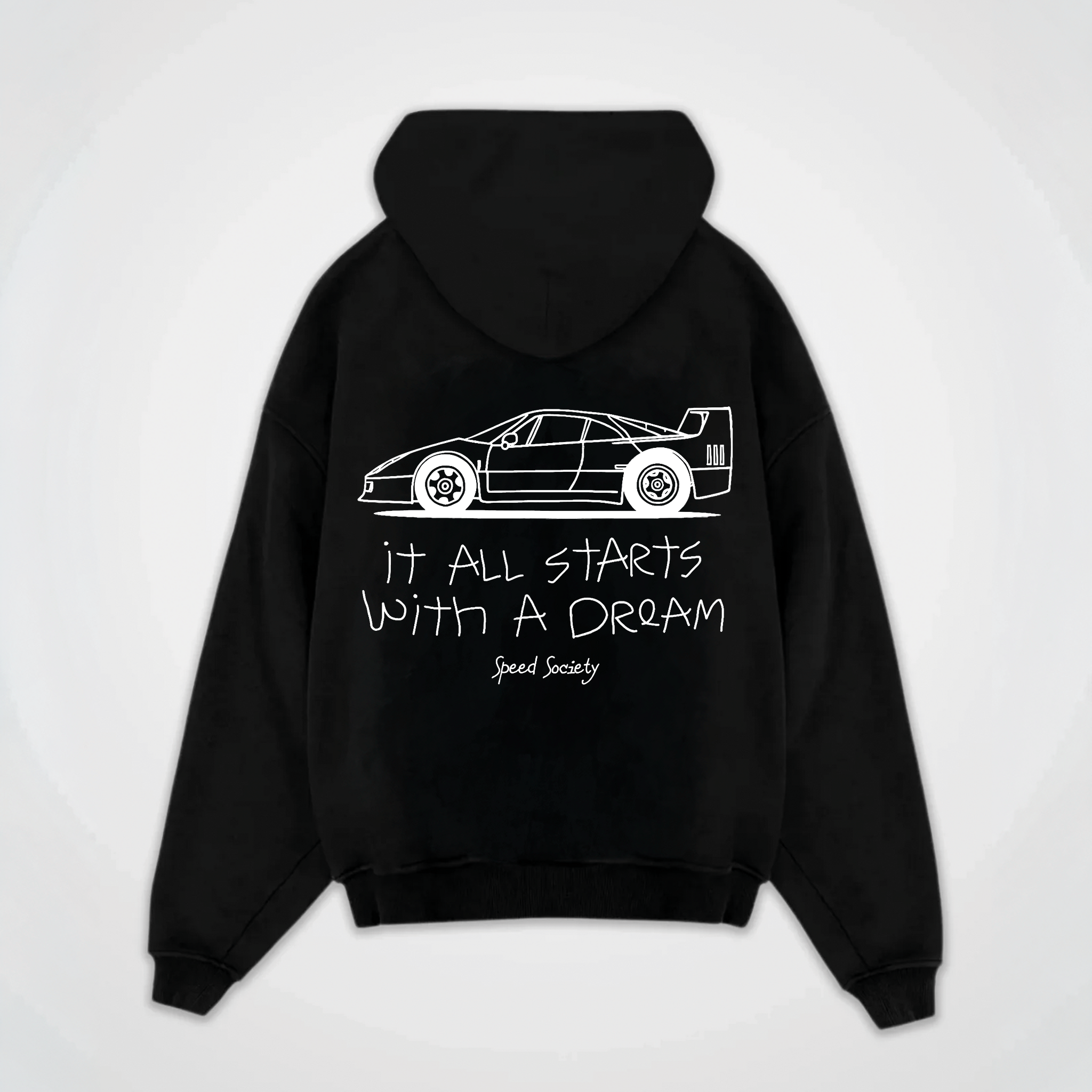 IT ALL STARTS WITH A DREAM FERRARI HOODIE
