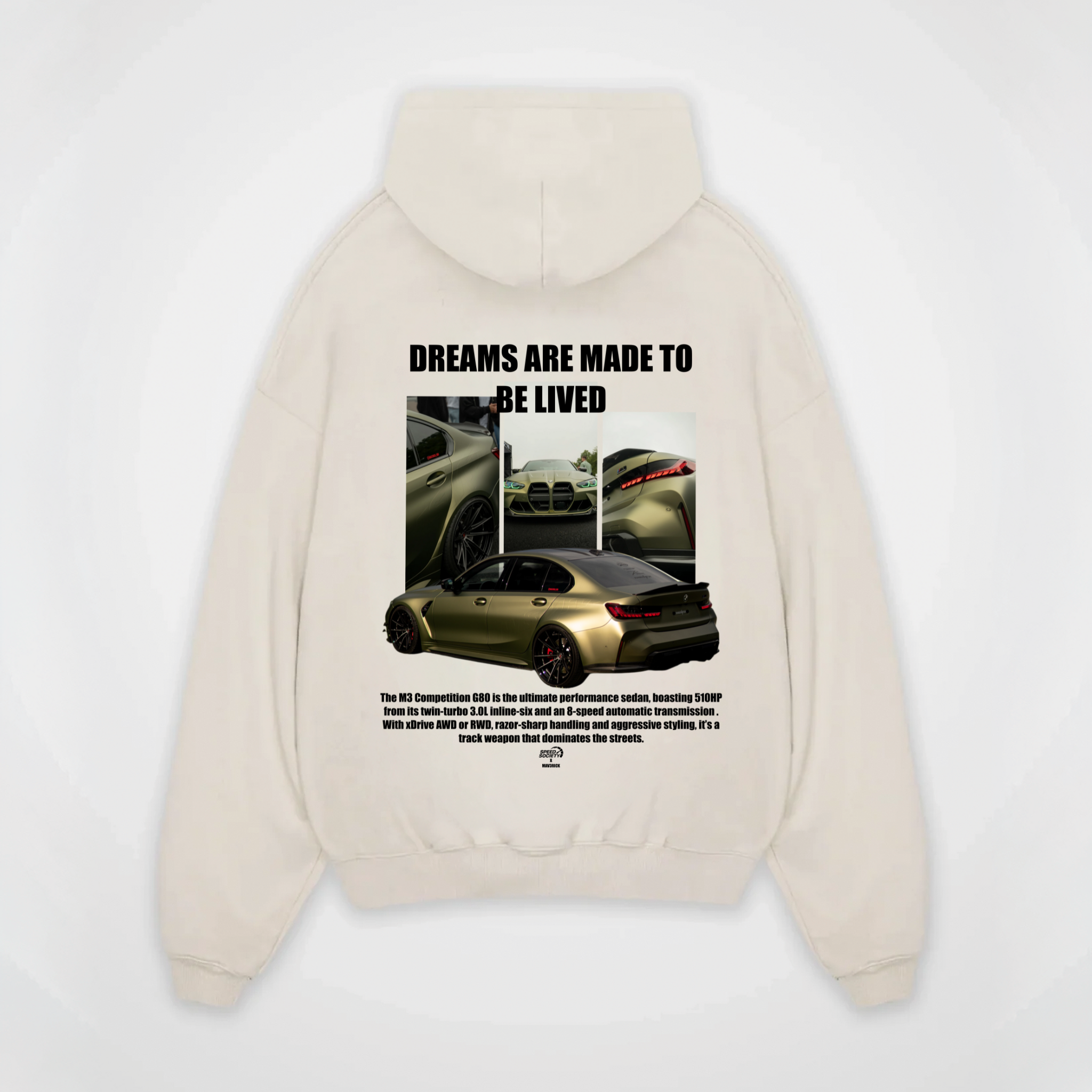 DREAMS ARE MADE TO BE LIVED HOODIE