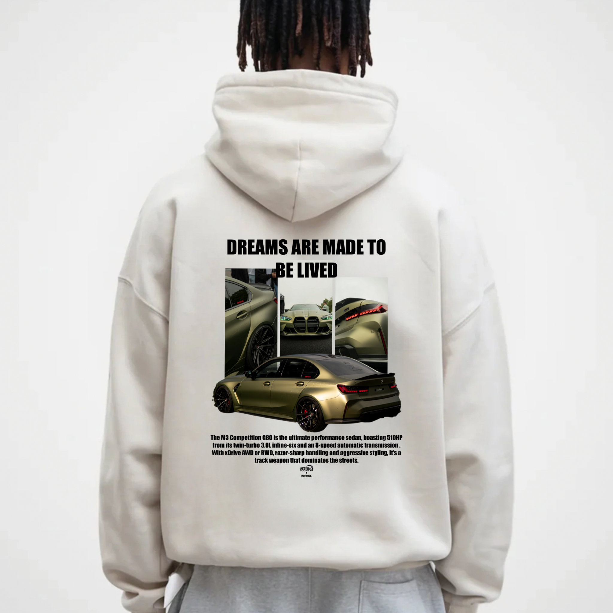 DREAMS ARE MADE TO BE LIVED HOODIE