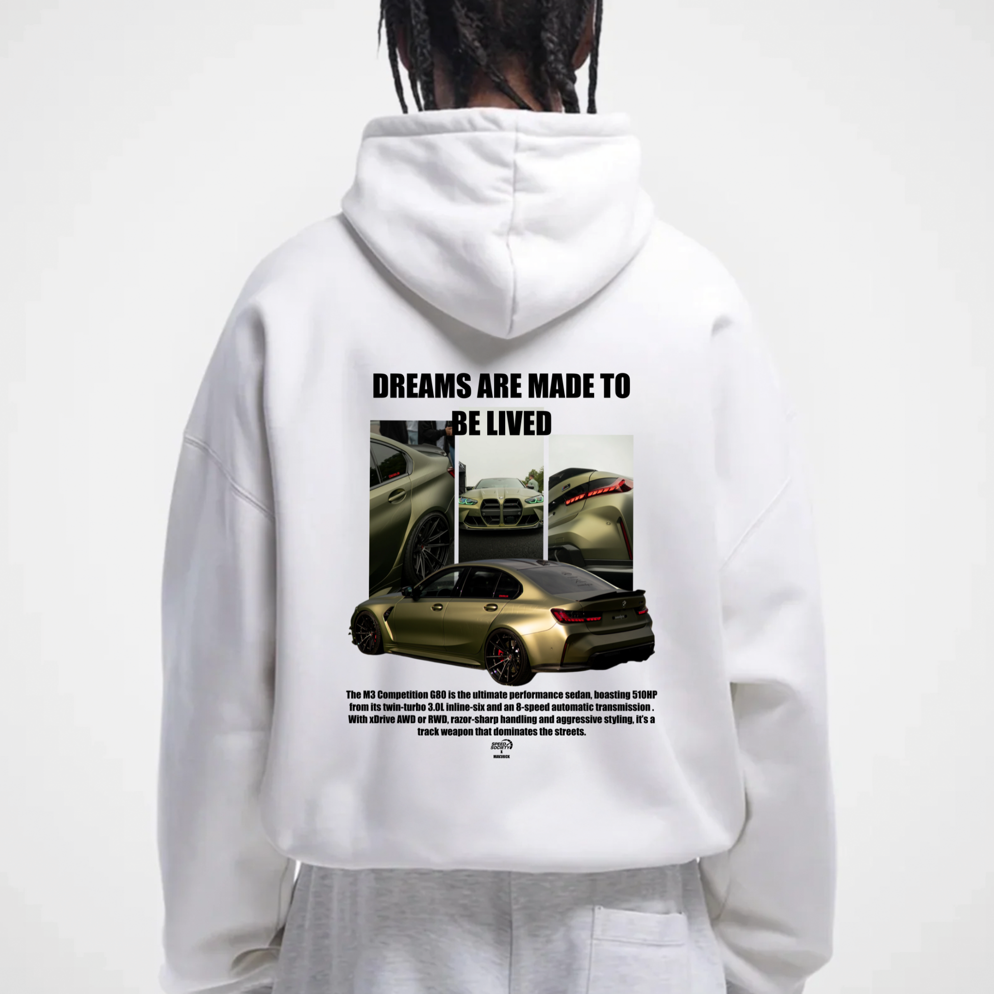 DREAMS ARE MADE TO BE LIVED HOODIE