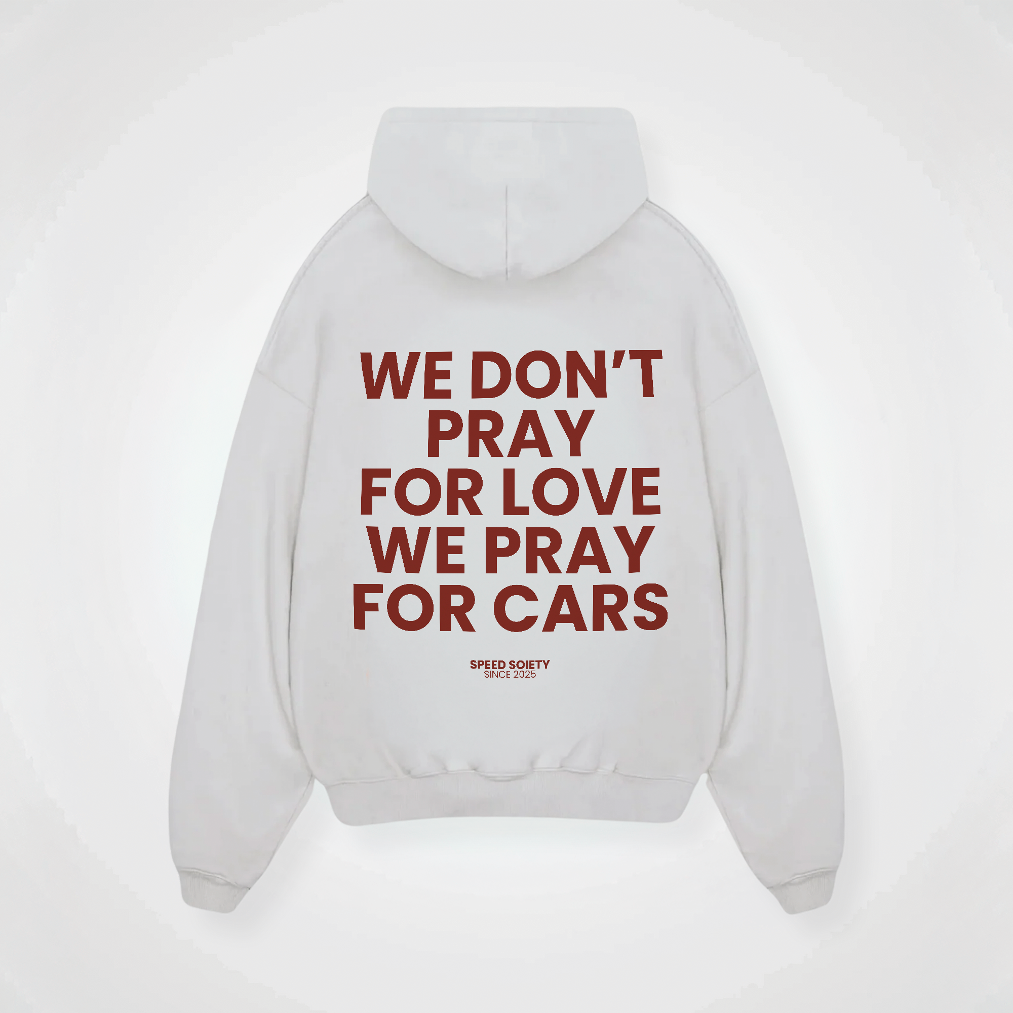 WE PRAY FOR CARS HOODIE