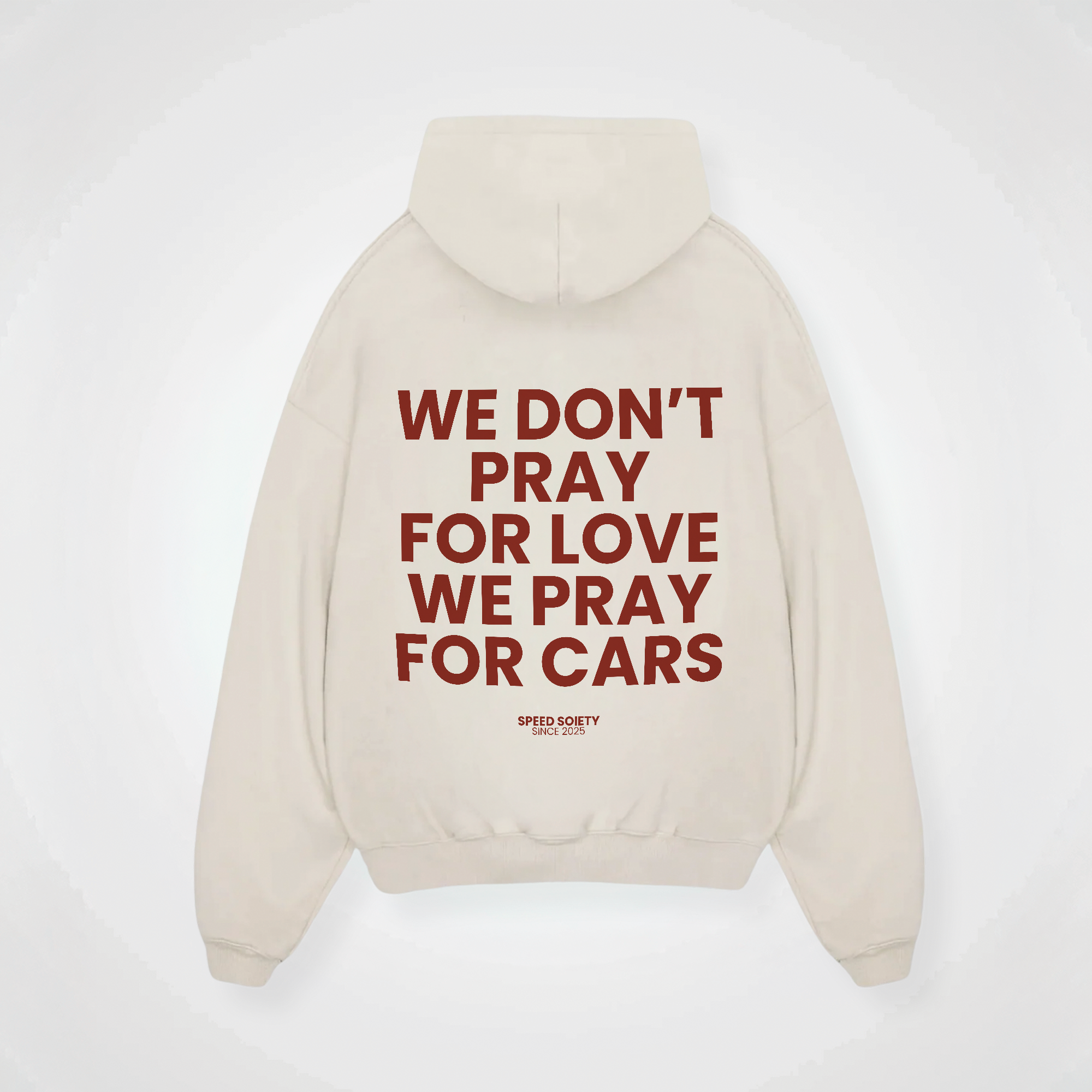 WE PRAY FOR CARS HOODIE